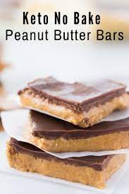 Best No Bake Keto Peanut Butter Chocolate Bars Recipe Peanut Butter Chocolate Bars Peanut Butter Bars Chocolate Peanut Butter