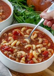 Beefy Tomato Macaroni Soup Recipe Recipe In 2020 Macaroni Soup Recipes Tomato Macaroni Soup Recipe Macaroni Soup
