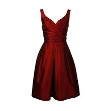 Burgundy Raw Silk Evening Dress With Tucks By Very Very 180 Liked On Polyvore Featuring Dresses Vestidos Red Short Dresses Red Silk Dr
