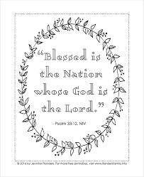 I draw these coloring pages because i love god's word and i hope you are blessed by them. Blessed Nation Coloring Page Flanders Family Homelife