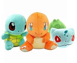 Oliadesign Pokemon Bulbasaur Charmander Squirtle Stuffed Plush 3 Piece 5 8 Pokemon Plush Pokemon Bulbasaur Pokemon