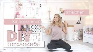 Babyzimmer 'regenbogen' in camel & khaki. Nine Macht S Diy Kinderzimmer Kreativ Streichen Ein Madchen Traum Delari Youtube