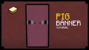 Peppa its time to eat were having pasta! Minecraft How To Make A Pig Banner Youtube