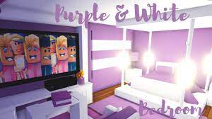 Purple Bedroom Speedbuild Roblox Adopt Me Youtube