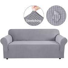 Sofa ikea sofas ikea sofas wohnzimmer ikea sofa bezug sofa bezug dekor grünes samtsofa nähe dir einen neuen sofabezug für dein altes sofa. Elastische Wasserdichte 3 Sitzer Sofabezug Hellgraue Sofabezug