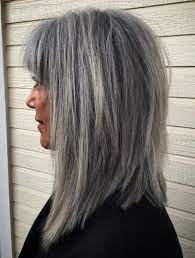 20 Cool Long Gray Hairstyles We Love For 2020gray Beauty Naturally Haircolor Hairstyles Long Grey Hair With Bangs Gorgeous Gray Hair Long Gray Hair