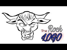 Discover thousands of free bull tattoos & designs. The Rock Logo How To Draw The Rock Tattoo Unknown Artist Youtube