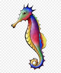 Maybe you would like to learn more about one of these? Seahorse Drawing Colorful Clipart 198780 Pikpng