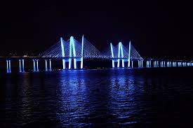 Cuomo bridge in a rare 1955 chevrolet corvette, the same make and model that helped lead the mario m. Governor Mario M Cuomo Bridge Lit In Blue To Honor The Former Governor