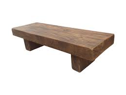 This coffee table will make a practical as well as a decorative addition to your home! The Rustic Beam Bench Coffee Table Ely Rustic Furniture