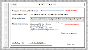 Bentuk Dan Contoh Kwitansi Pembayaran Serta Fungsi Dan Cara Membuat Kwitansi Ensikloblogia