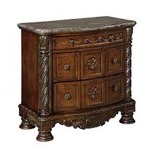 A rich traditional design and exquisite details come together to create the ultimate in the grand style of the north shore bedroom collection. Signature Design By Ashley North Shore Night Stand Color Dark Brown Jcpenney
