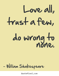 William Shakespeare S Famous Quotes Loyalty Quotes Trust Quotes William Shakespeare Quotes