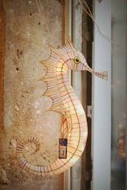 Seahorse Lamp Seahorse Coastal Decor Beach House Decor