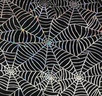 Spider Web Hologram Stretch Polyester Spandex Fabric ...