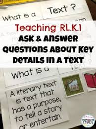 How To Teach The Kindergarten Literacy Standards Rl K 1