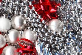 Red deco 6pcs artificial christmas poinsettias flowers for decoration, glitter flower christmas tree ornaments wedding holiday wreath garland decor with clip(silver) 4.6 out of 5 stars 248 $21.99 $ 21. Silver And Red Christmas Decorations Stock Image Colourbox