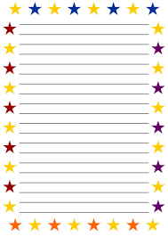 Printable lined paper with border. 9 Best Printable Lined Paper With Borders Printablee Com