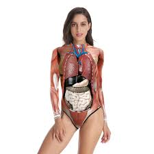 New users enjoy 60% off. Human Anatomy Body One Piece Jumpsuit For Women Summer 2020 Long Sleeve Bodysuit Unique Science Teacher Body Suit Romper Clothes Bodysuits Aliexpress