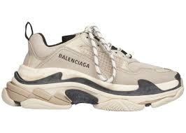 Balenciaga triple s clear sole orange black white. Balenciaga Triple S Vanille W 524039 W09o6 9787