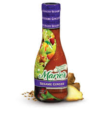 Every Taste Of Marie S Sesame Ginger Dressing Suffuses Your Palate With A Hint Of Garlic And Of Course Fresh Ging Sesame Ginger Dressing Sesame Ginger Ginger
