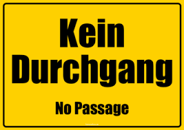 Verbotsschilder für den privaten oder geschäftlichen bereich. Schild Kein Durchgang De En Pdf Vorlage Zum Ausdrucken