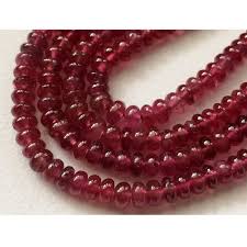Ruby Beads Ruby Jewelry Genuine Ruby Necklace Glass Filled Ruby Ruby Smooth Rondelles 3mm To 4mm 16 Inch Full Strand Ruby Necklace Beaded Necklace Diy Ruby Jewelry