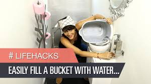 easily fill a bucket with water from