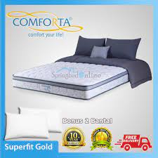 Kamu bisa menemukan springbed mewah yang anda inginkan. Springbed Comforta Superfit Gold 160x200 Kasur Saja Shopee Indonesia