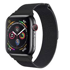 Euler elastic sport loop armband and wrist band 2 watch bands companion 42mm 44mm compatible with apple watch band for iwatch series 6 se 5 4 3 (42/44mm). Mobiletto Milanaise Edelstahl Armband Fur Apple Watch 42 44 Mm Schwarz Arktis De