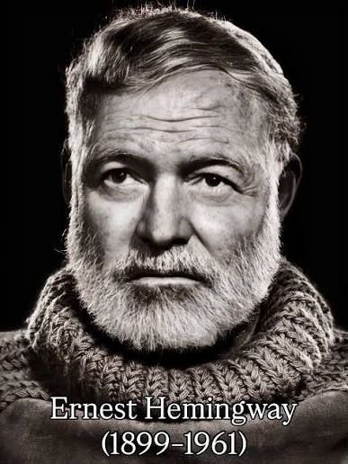 ✒️ Ernest Hemingway (1899–1961): The Man Who Wrote with a Fist and a  Whisper “Write hard and clear about what hurts.” Spare, muscular, and  brutally honest — Ernest Hemingway changed English prose
