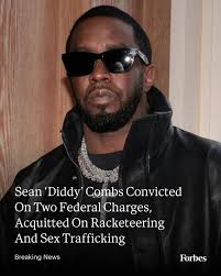 NEW: A jury found music mogul Sean “Diddy” Combs guilty of transportation  to engage in prostitution but acquitted him