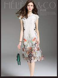 伊莲娜2016夏季新款丝麻水墨印花连衣裙改良旗袍棉麻复古气质优雅 花色 s 155 图片 价格 品牌 报价 京东 traditional dresses classy dress beautiful dresses