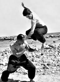 Brucie And Ted Wong On The Beach Well Ted On The Beach Bruce Is In Flight Bruce Lee Martial Arts Bruce Lee Bruce Lee Photos