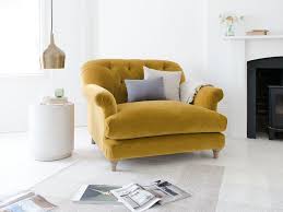 Truffle Deep Seated Button Armchair Love Seat Arm Chairs Living Room Comfy Chairs