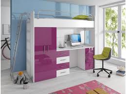 Bringen sie etwas frische in die deko ihres kinderzimmers mit dem schreibtisch mit 1 tür und 4 schubladen in weiß, grau und rosa blush! Hochbett Mit Kleiderschrank Nicki U Schreibtisch