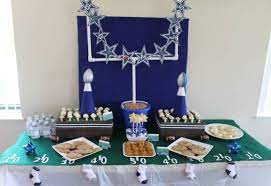 Football Dallas Cowboy Dessert Table Dallas Cowboys Birthday Party Dallas Cowboys Baby Shower Dallas Cowboys Party