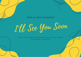 Check spelling or type a new query. Free Printable Farewell Card Templates To Personalize Online Canva