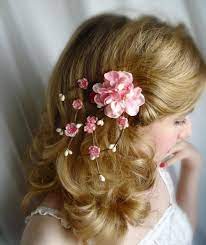 Sakura Branch A Cherry Blossom Hair Clip Pink Flower Hair Clip Bridal Hair Flower Clip Pink Flower Hair