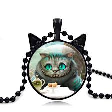 Das hängt zum großen teil davon ab, wohin du möchtest, sagte die katze. Xushui Xj Cheshire Katze Halskette Alice Im Wunderland Schmuck Glas Cabochon Schwarze Katze Ohren Anhanger Halskette Perlen Pullover Kette Alice In Wonderland Jewelry Alice Inalice In Wonderland Aliexpress