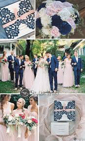 Romantic Navy Blue And Blush Wedding Invitations Swws076 Stylishwedd Blue And Blush Wedding Blush Wedding Invitations Pink Wedding Colors