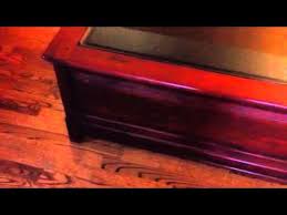 Top drawer is felted and perfect for displaying collectible items under the lovely beveled glass top. Bob Timberlake Coffee Table Youtube