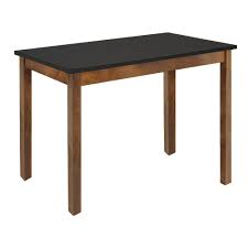 Antique globe wernicke co ltd london pedestal oak roll top office desk. Expressly Hubert Oak Wood Frame With Black Top Nesting Table 40 L X 20 W X 28 H