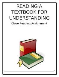 Close Reading Reading A Textbook For Understanding Distance Remote Learning Textbook Understanding Close Reading