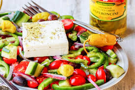 Horiatiki Salad Greek Salad Or Village Salad Recipe Horiatiki Salad Vodka Sauce Eggplant Lasagna