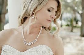 Backdrop Bridal Necklace, Wedding Back Drop Necklace, Crystal and Pearl  Bridal Earrings, Wedding Earrings, Bridal Jewelry, Claire Necklace