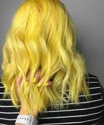 If your hair is a dark yellow your hair will end up more orange. Yellow Hair Tips How To Dye Your Hair