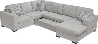 Angelino Heights Gray 3 Pc Sleeper Sectional In 2020 Sectional Sleeper Sofa Sleeper Sectional Rooms To Go Sectional