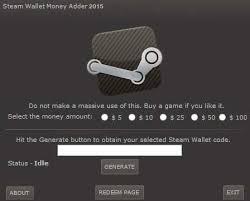 Steam Wallet Hack Code Generator Tool 2015 Download New Steam Download Hacks Gaming Tips