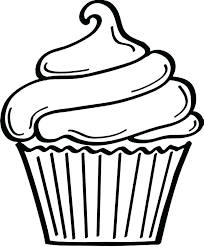 Dibujos De Cupcakes Para Colorear